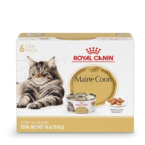 Feline Breed Nutrition Maine Coon Adult Thin Slices in Gravy Cat Food (3 Ounce (Pack of 6))