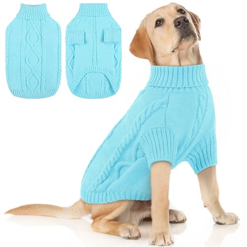 XXL Dog Sweater (XX-Large / Sky Blue)