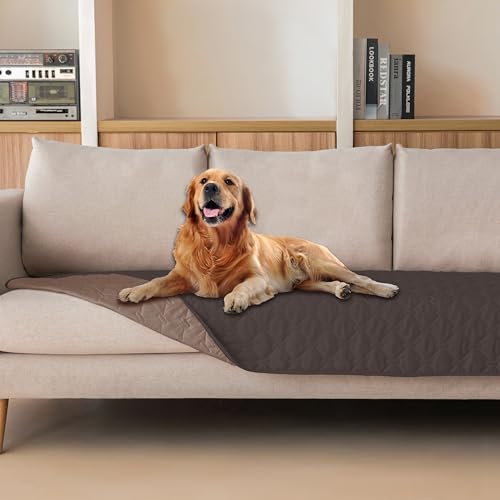 Waterproof Dog Blanket (30x90 Inch (Pack of 1) / Dark Coffee/Light Coffee)
