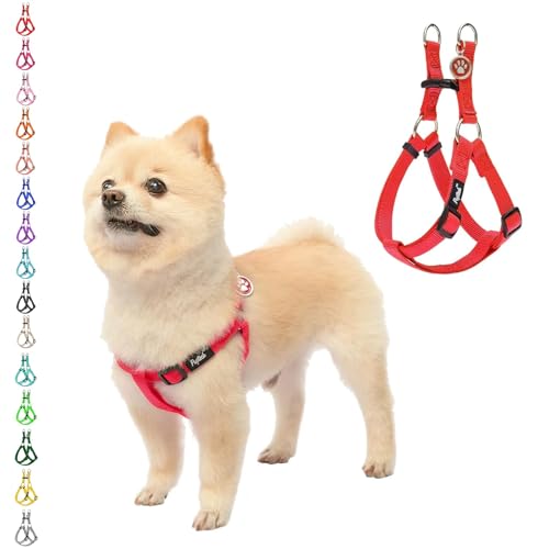 No Pull Dog Harness Small Sized Step (Red / X-Small)