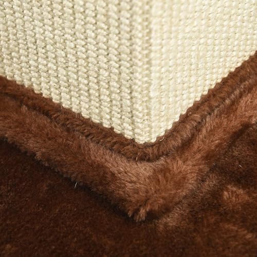 Sturdy Cat Scratching Post for Indoor Cats & Kittens (Premium Scratching Post / Brown / 35.4" H)