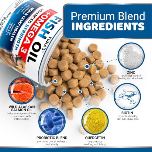 Omega 3 Fish Oil for Dogs (Skin & Coat / 170 Chews)