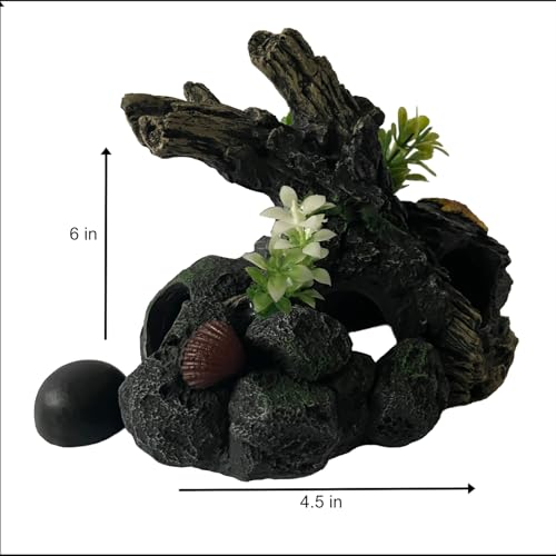 Aquarium Decor Magnetic Driftwood Outcropping Ornament