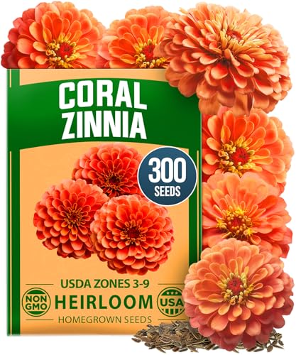 Zinnia Seeds Coral