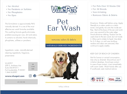 VLUEPET Pet Ear Wash