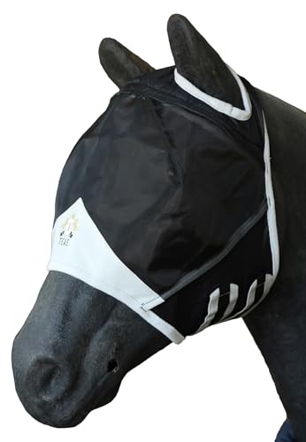 Fine Mesh Horse Fly Mask w (Xfull / Black)
