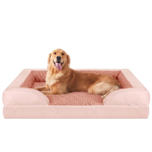 Orthopedic Dog Beds Large Sized (Pink / XL (42"x 32"x 7"))