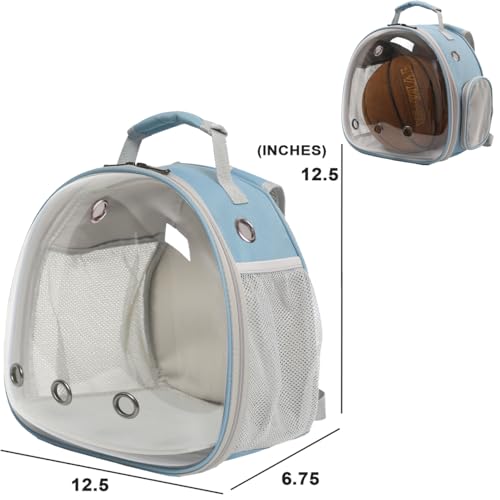 Bearded Dragon Backpack Carrier (Blue)