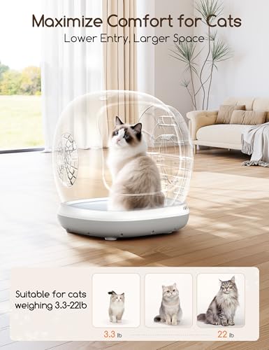 75L Extra Large Automatic Litter Box Self Cleaning