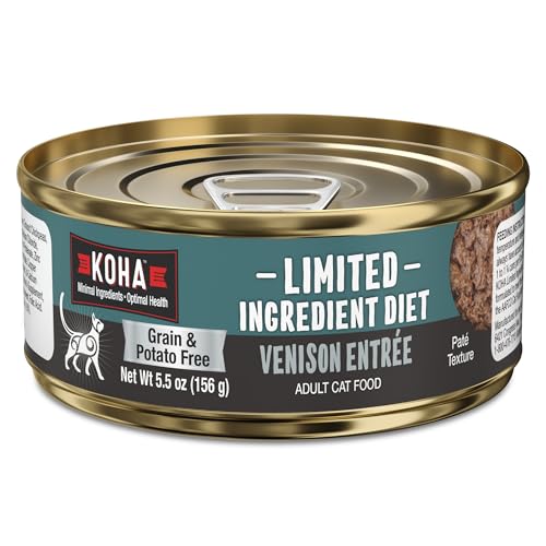 Limited Ingredient Diet Venison Paté for Cats (5.5 Ounce (Pack of 24))