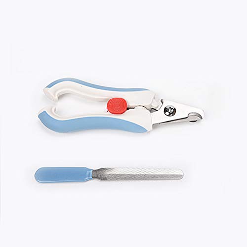 Bird Nail Clippers with Grinding Nail Scissors Tool Pet Parrot Claw Care (S / Blue)