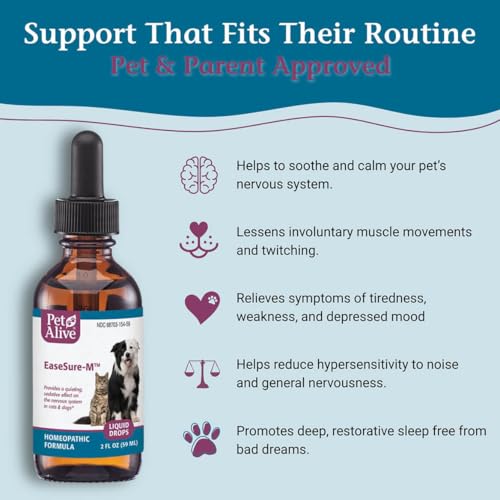 EaseSure-M - Nervous System Support Drops for Pets - 2 Fl Oz