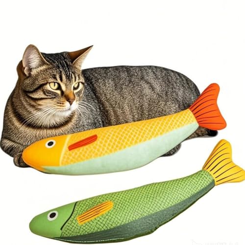 Interactive Catnip Fish Kicker Toy for Indoor Cats