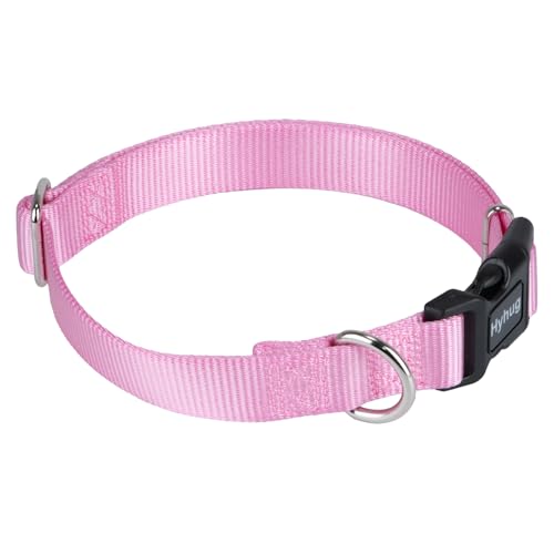 Pink Dog Collar for Large Dogs (Large / Bonbon Pink)