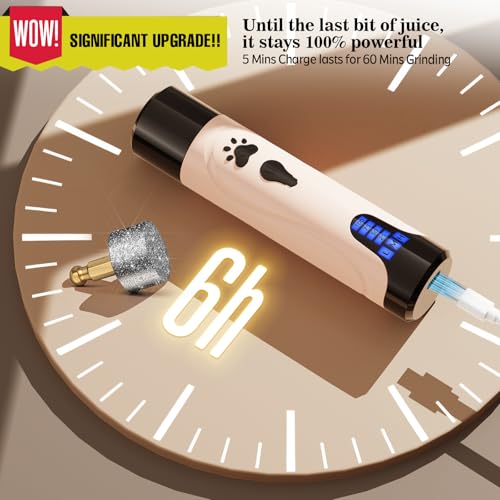 Dog Nail Grinder (Creamy Pink)