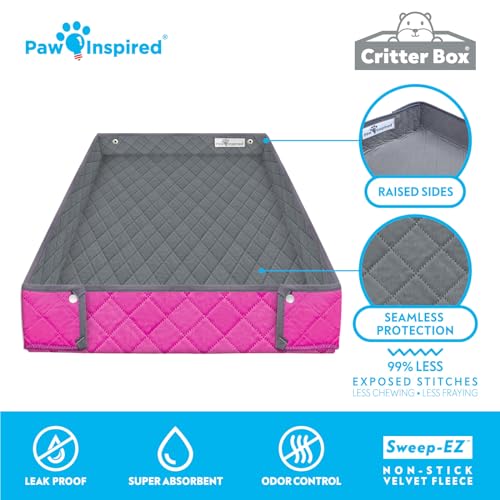 Reversible Critter Box Raised Sides Liner (Midwest / Gray/Pink)