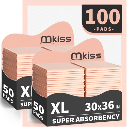 Bed Pads Disposable [100 Count] Adult Incontinence Underpads 30" x 36" Heavy Duty Absorbent Pee Pad (30"x36"(100 Count))