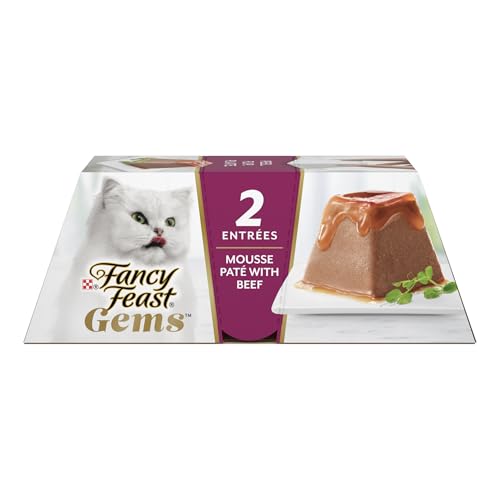 Purina Fancy Feast Gems Wet Cat Food with Beef (4 Ounce (Pack of 8))