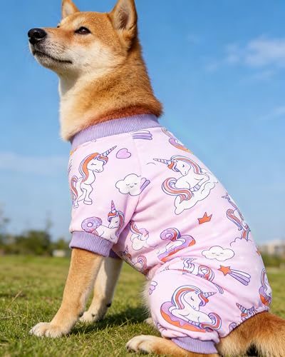 4 Pack Monster Dog Pajamas for Medium Large Dogs (X-Large)