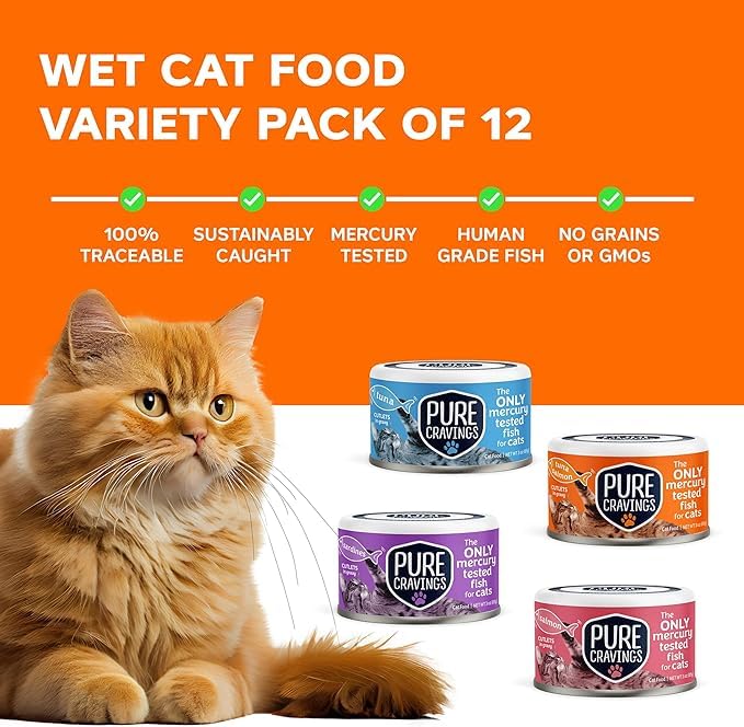 Wet Cat Food Variety Pack Tuna