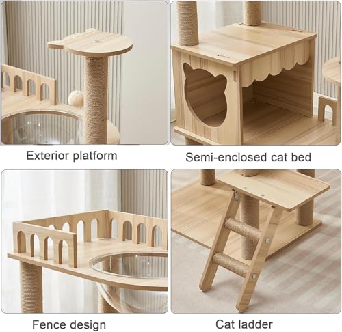 54 Inch Cat Tower (KT-1022)