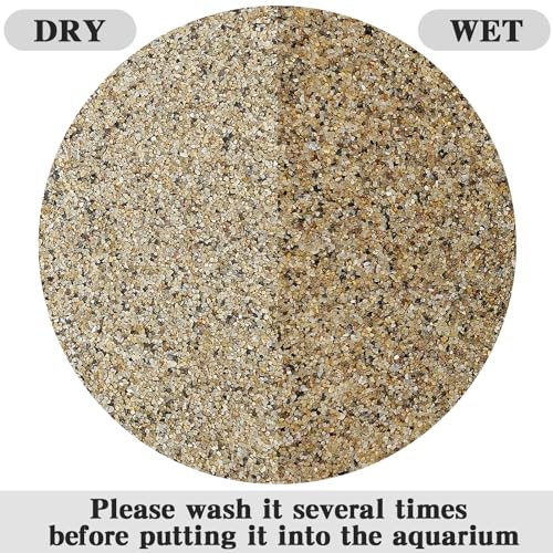 Aquarium Sand for Freshwater Tank (Mixed / 20 LB)