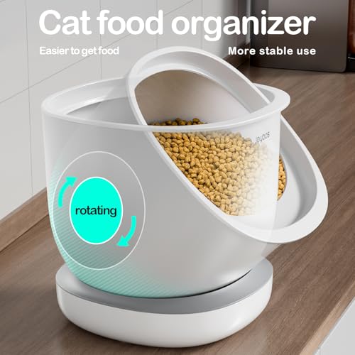 Airtight Cat Food Container for Small Dog Bird Pet Treats & Dry Food