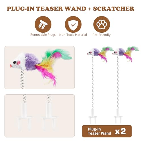 2 in 1 Cats Scratching Pads (3 IN 1 L-Plug-in)