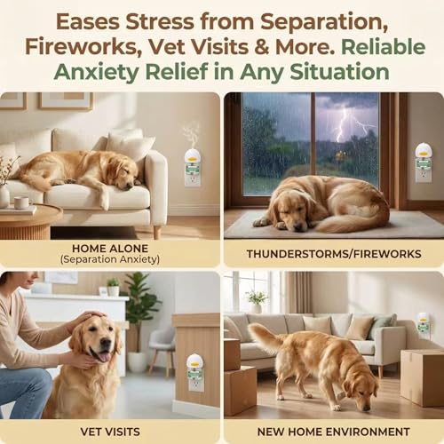 4 Pack Dog Calming Diffuser Kit (Duck Diffuser (with Light))