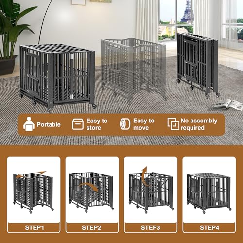 Heavy Duty Dog Crate (60in)