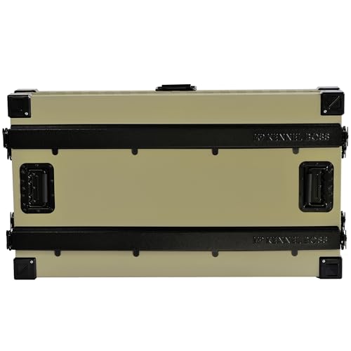 Aluminum Collapsible Dog Crate (Tan / 40.6"L x 25.2"W x 28.9"H)