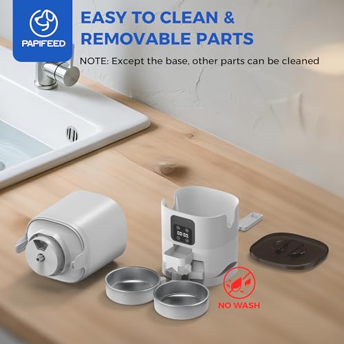 Automatic Cat Feeder 2 Cats (White)