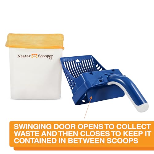 Neater Scooper XL Cat Litter Scoop (Blue / XL - 60 Bags)