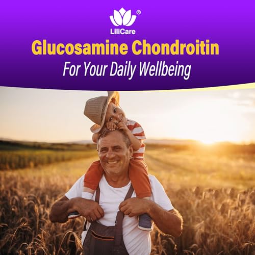 Glucosamine Chondroitin Gummies with MSM for Men & Women (60 Count (Pack of 1))
