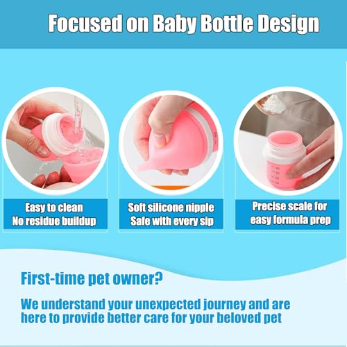 Kitten Bottles for Nursing (Pink)