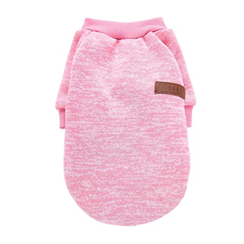 Dog Sweaters for Small Dogs (Pink / X-Large)