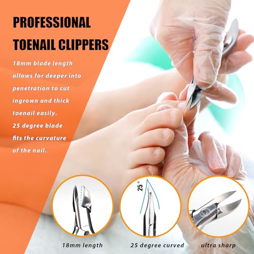 Podiatrist Toenail Clippers (2 pieces)