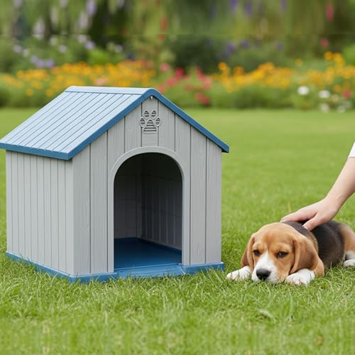 Dog House Indoor Outdoor (Blue / 26.26*24.57*25.83)