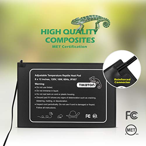 Reptile Heat Pad (1 Pack-12" X 8")