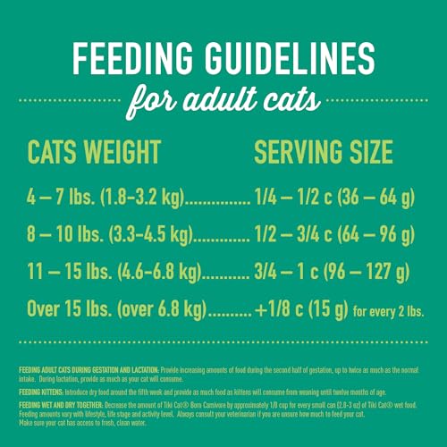 Tiki Cat Born Carnivore Dry Cat Food (3 Pound (Pack of 1))