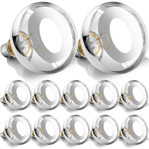 250W Clear Heat Lamp Bulbs (White / 12 Pack)