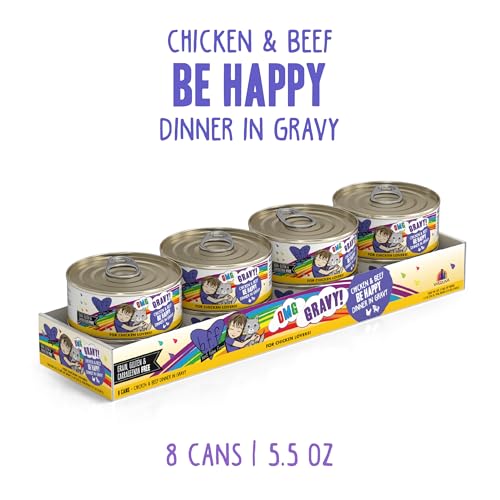 B.F.F. OMG Best Feline Friend Oh My Gravy! (5.5 Ounce (Pack of 8))