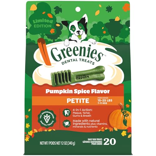 Petite Natural Dental Dog Treats (20 Count (Pack of 1))