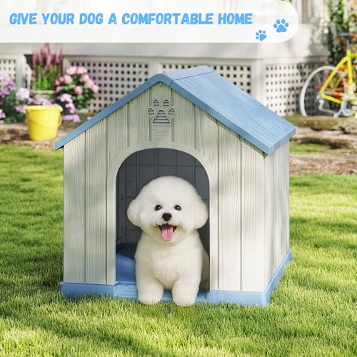 Dog House Outdoor (Blue / 26.26*24.57*25.83)