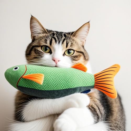 Interactive Catnip Fish Kicker Toy for Indoor Cats