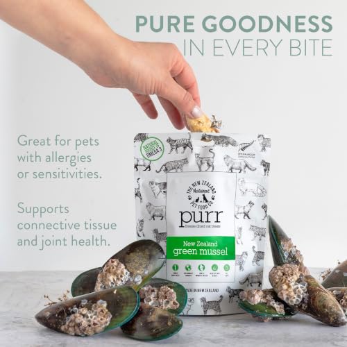 PURR NZ Green Lipped Mussels Freeze Dried (1.76 Ounce (Pack of 1))