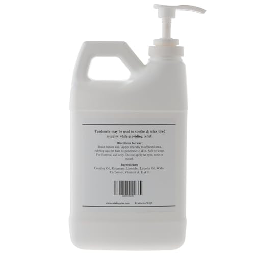 Elemental Equine Tendonel Liniment Rub for Horses 64oz