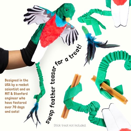 Pupr Pals Cat Wrestling Glove (Large / Quetzal + Catnip)