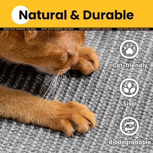 2 Pack Cat Scratching Pads (2 Pack-L (31.5'' X 23.6") / Grey)