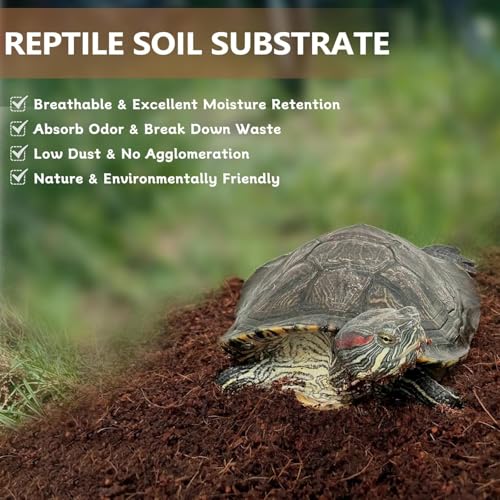 2PCS Reptile Soil Substrate (2PCS 1.32gal (Total 2.64gal))